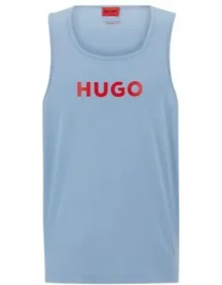 Cotton Tank Top With Logo