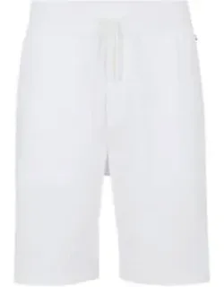Cotton-terry Loungewear Shorts With Embossed Logo