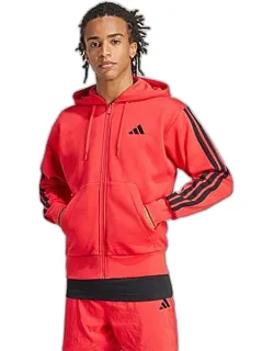 Essentials 3-stripes Fleece Full-zip Hoodie