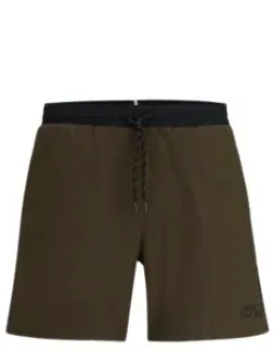 Contrast-logo Swim Shorts