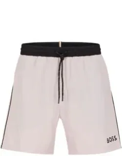 Contrast-logo Swim Shorts