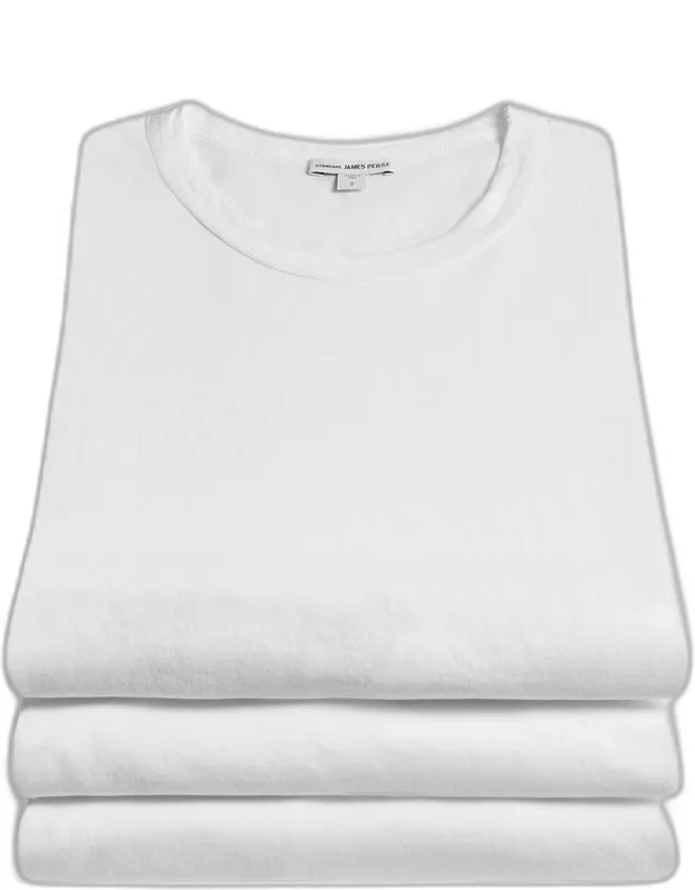 3 Pack Short Sleeve Crew Neck Tees