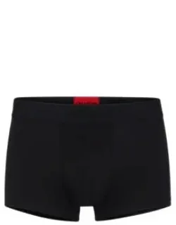 Stretch-cotton Regular-rise Trunks With Marker Logo
