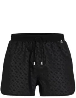 Monogram-print Swim Shorts In Quick-drying Fabric