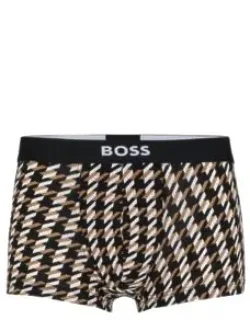 Houndstooth Print Trunks