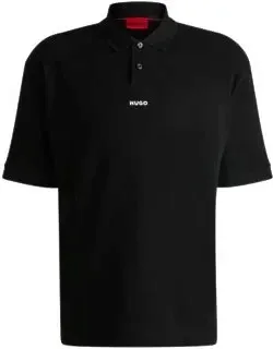 Cotton-piqu Polo Shirt With Logo Print