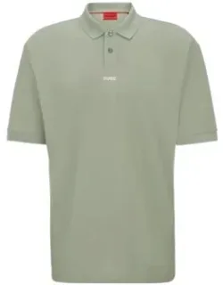 Cotton-piqu Polo Shirt With Logo Print