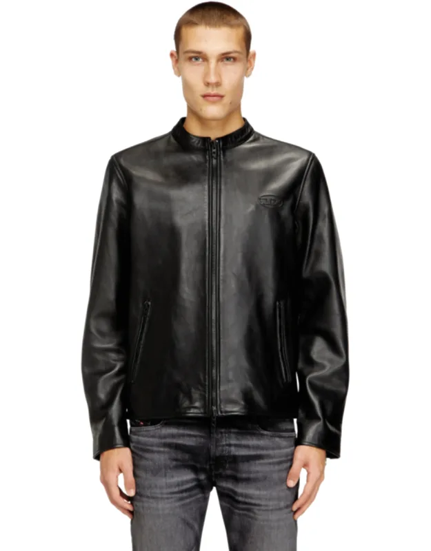 Biker Jacket In Waxed Leather