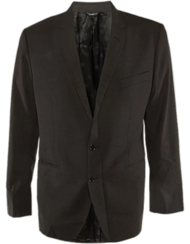 Wool Single Breasted Martini Blazer