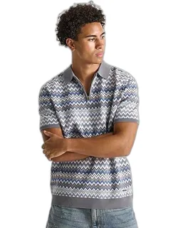 Zag Zip Polo Shirt