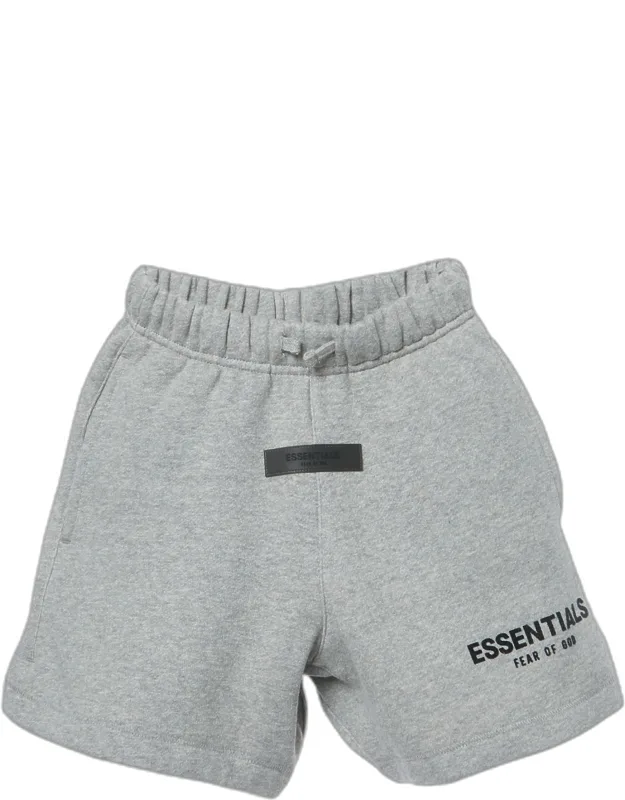 Logo Applique Cotton Shorts