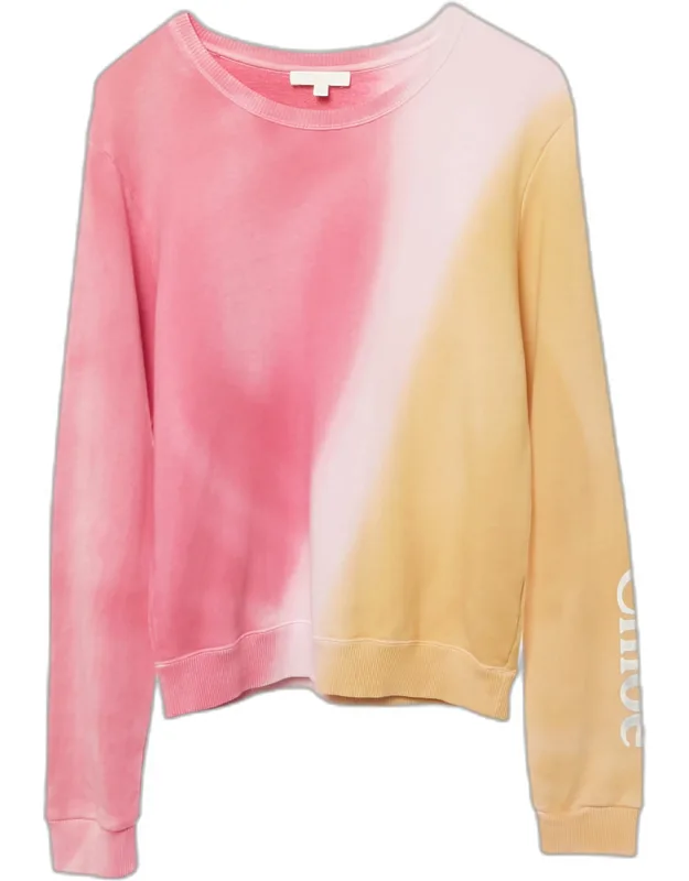Dyed Cotton Knit Sweatshirt