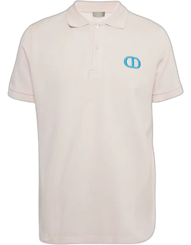 Embroidered Pique Polo T-shirt