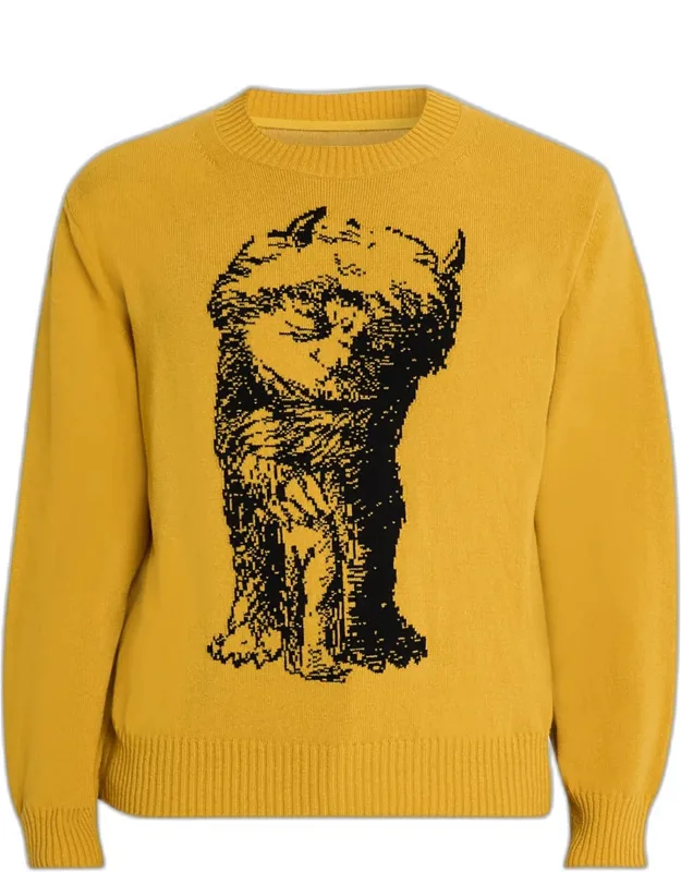 Where The Wild Things Are Wool Knit Sweater