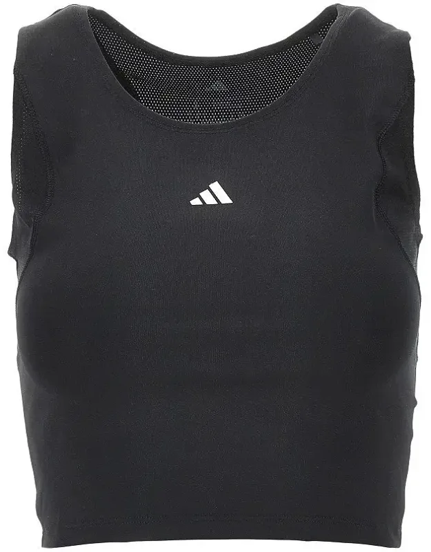 Cropped Top With Logo Print