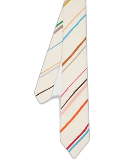 Diagonal 'painted Stripe' Tie
