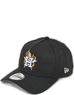 Houston Astros Mlb 9forty A-frame Flames Snapback Hat