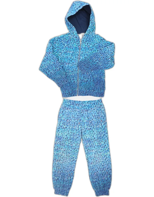 Oblique Jersey Hoodie And Pants Tracksuit