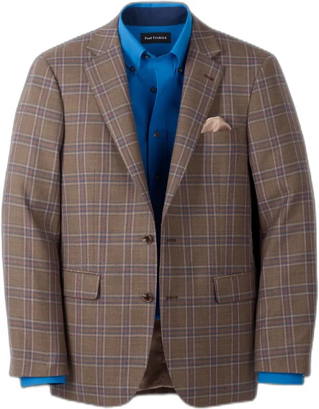 Wool Windowpane Sport Coat