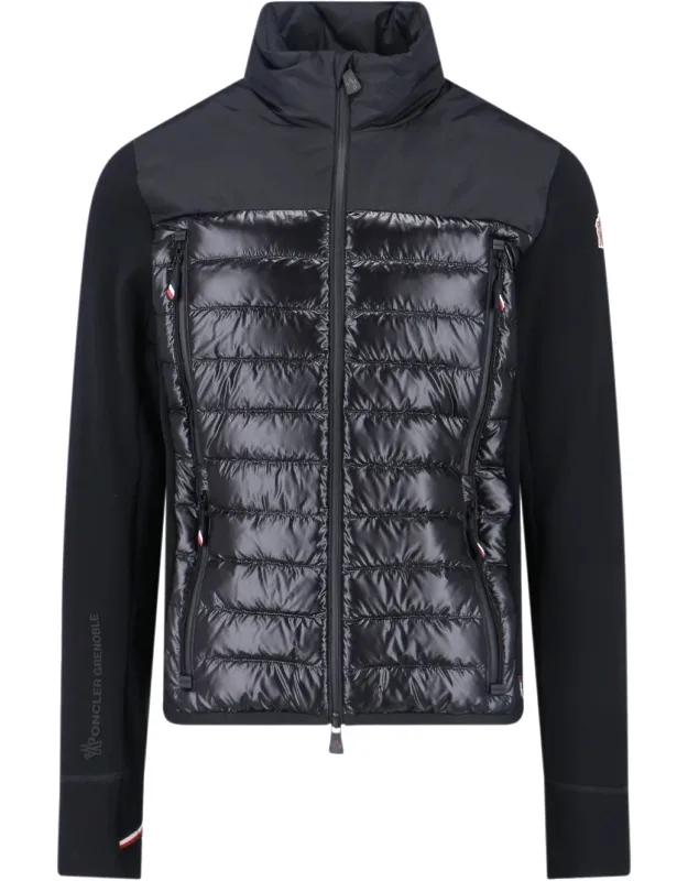 Padded Sweatshirt With Polartec® And High Neck