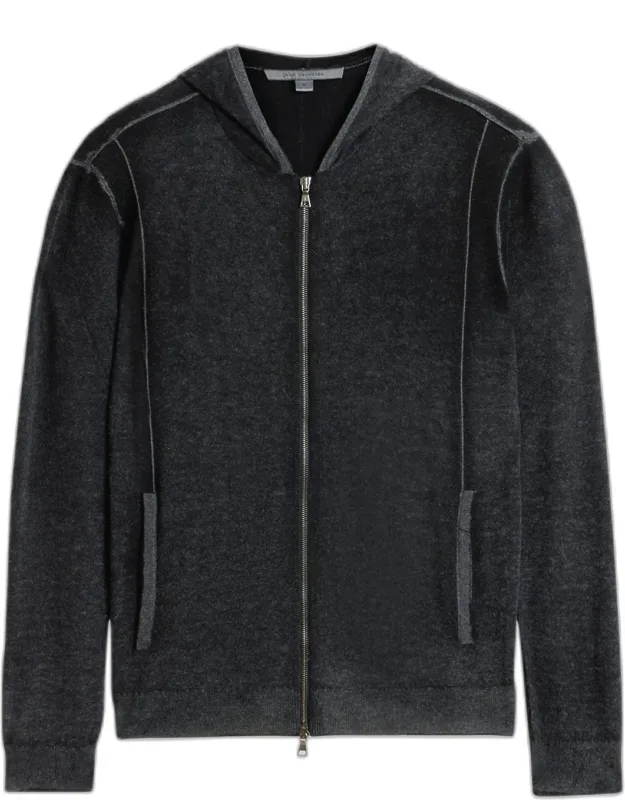 Sutter Silk And Cashmere Full-zip Hoodie