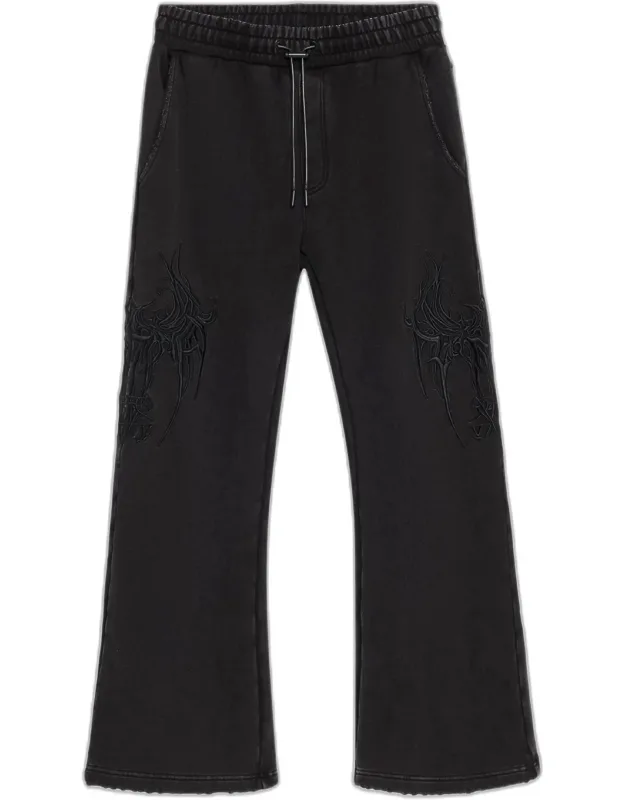 Flared Cyber Sigilism Sweatpants