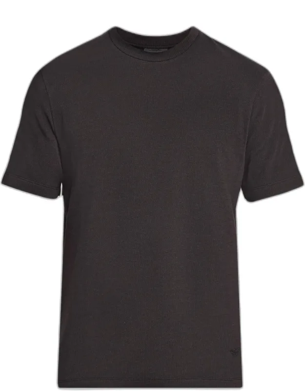 Melange Cotton Crewneck T-shirt