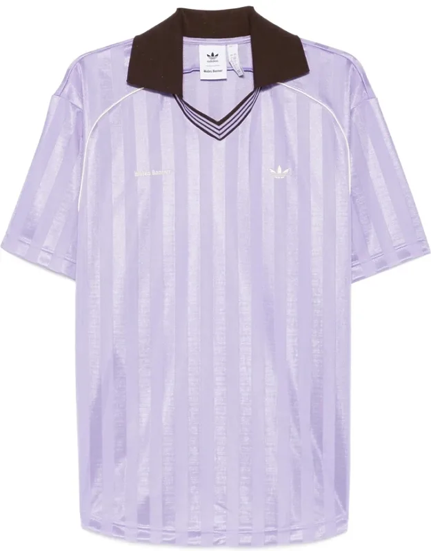 Wales Bonner Football Striped Collared T-shirt