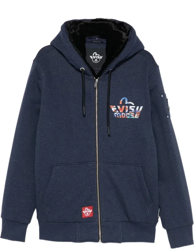 Hooded Zip-fastening Jacket