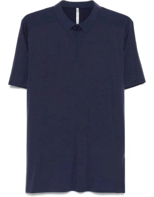 Zip-up Polo Shirt