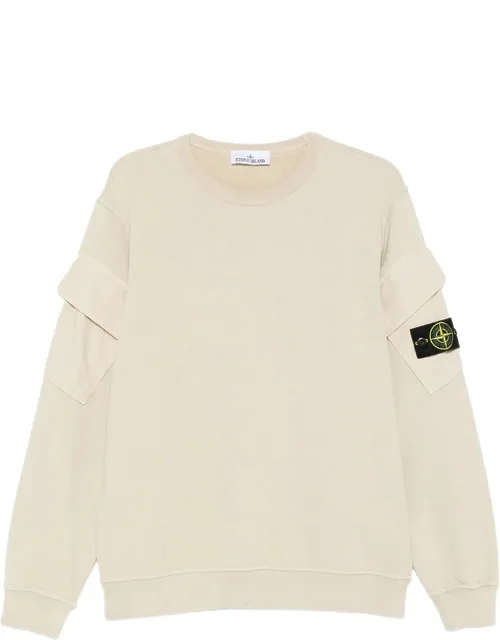 Compass-badge Cotton Sweatshirt