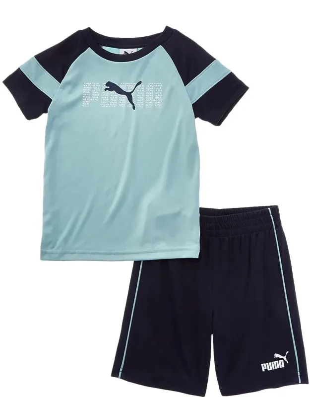 2pc Interlock T-shirt & Short Set