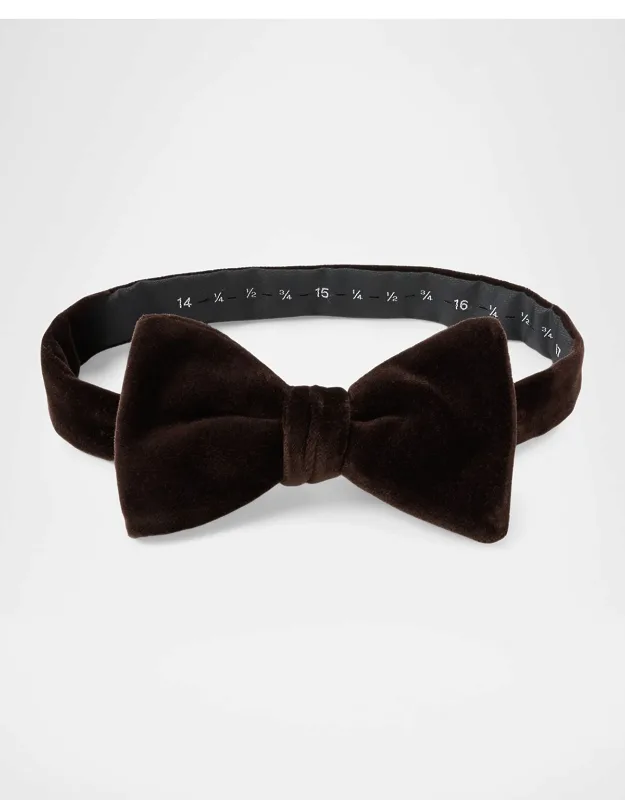 Cotton Velvet Bow Tie
