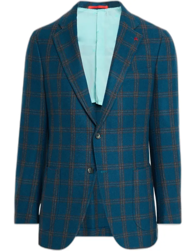 Cashmere Plaid Sport Coat