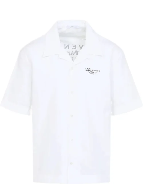 Stamp-print Short-sleeve Shirt