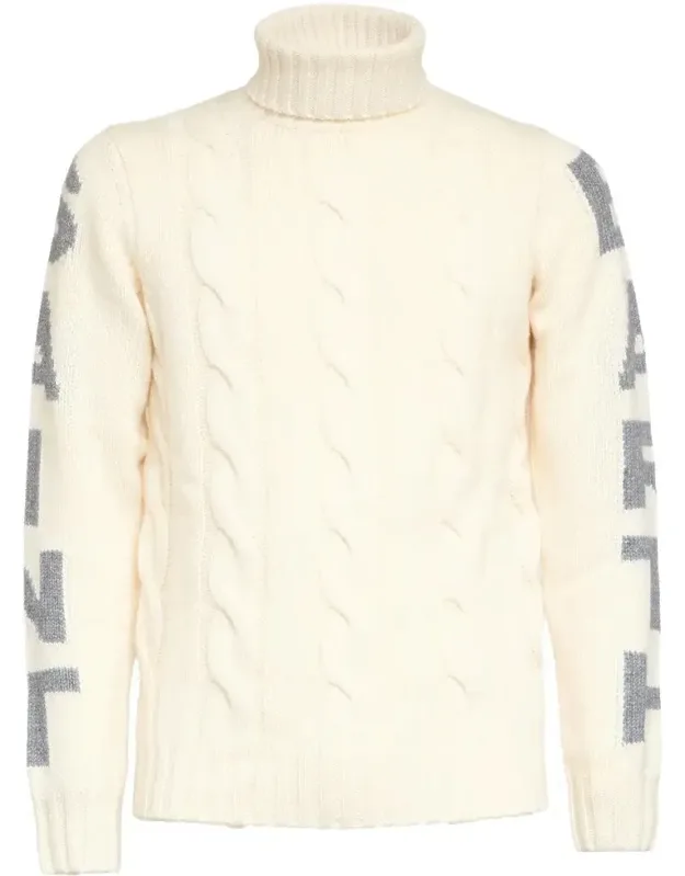 Cable Knit Turtleneck Sweater