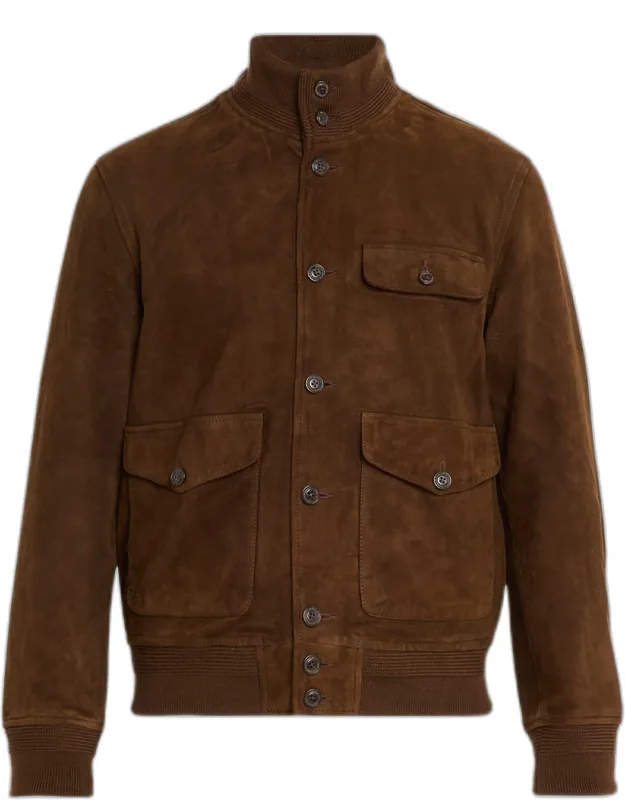 Suede Utility Jacket