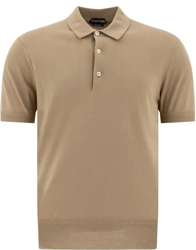 Cashmere And Silk Polo Shirt