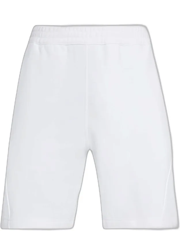 Couture Seam Cotton Fleece Bermuda Shorts