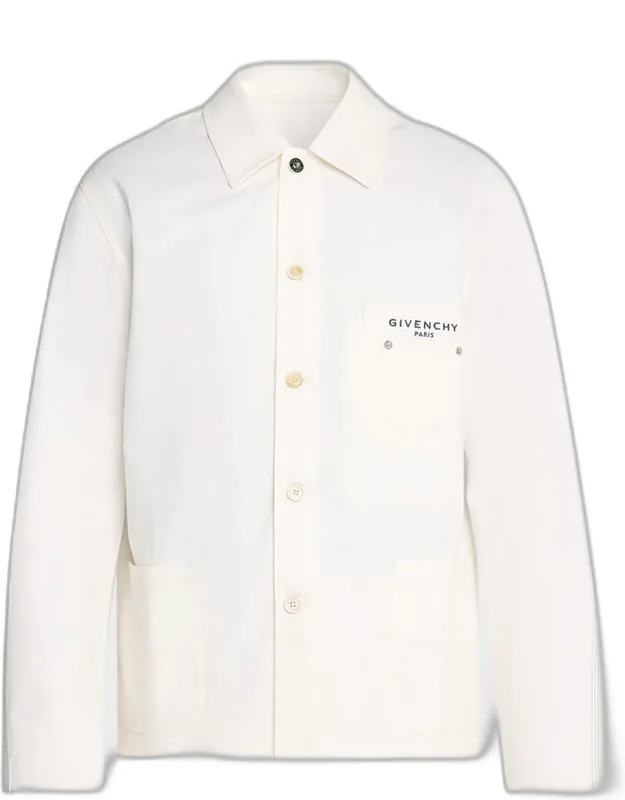 Logo-pocket Poplin Shirt