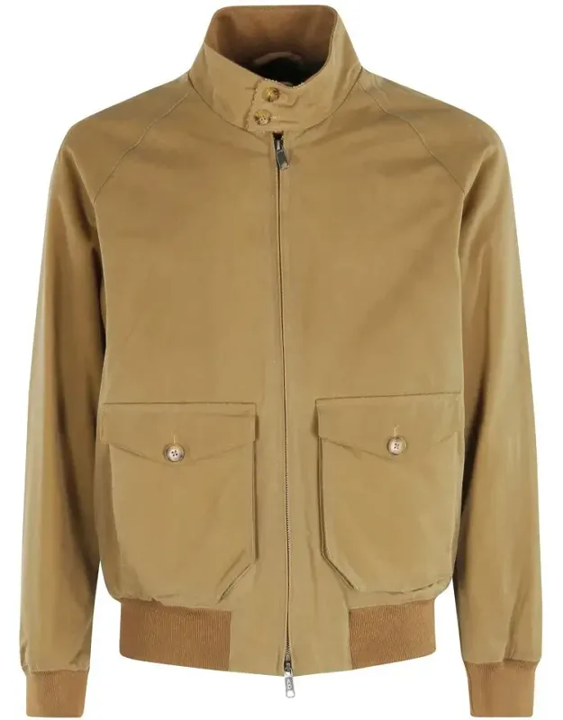 Fleece-lined Bomber Jacket With Flap Pockets