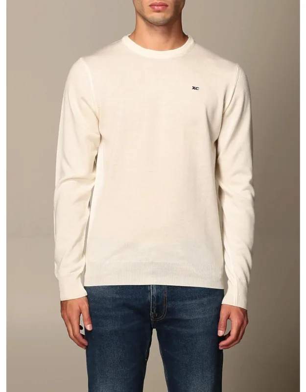 Crew Neck Sweater In Extrafine Merino Wool