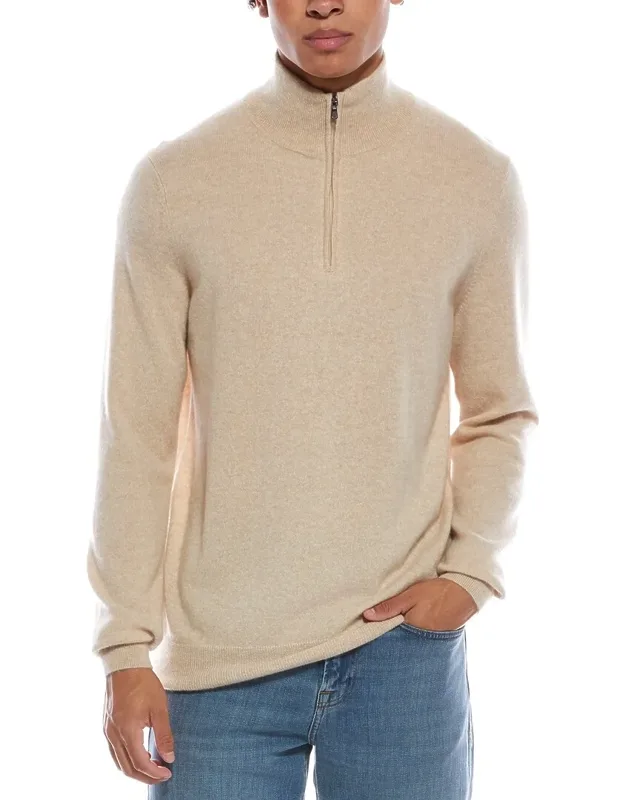 1/4-zip Cashmere Sweater