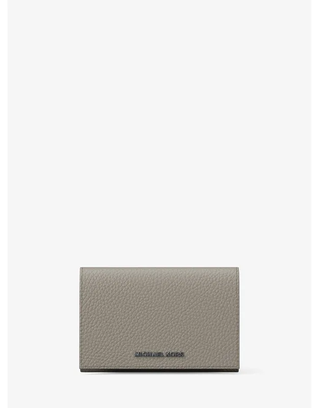 Pebbled Leather Card Case