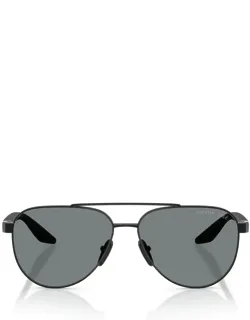 Prada Sunglasses Aviator Black Metal Italy
