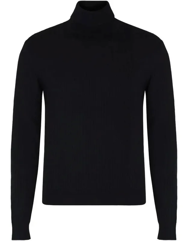 Virgin Wool Turtleneck Sweater
