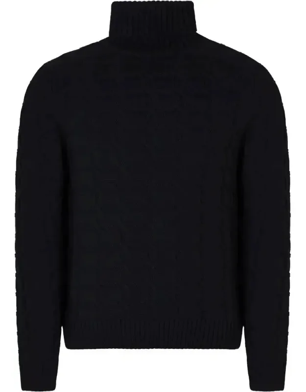 Virgin Wool Turtleneck Sweater