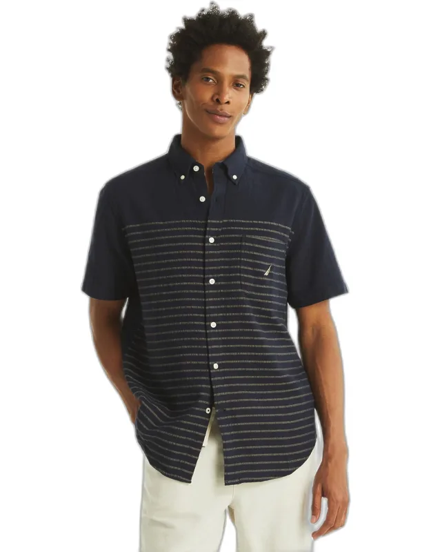 Striped Short-sleeve Shirt