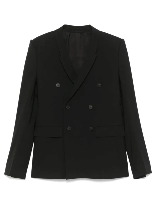Blazer With Double-breasted Button Fastening And Front Flap Pockets