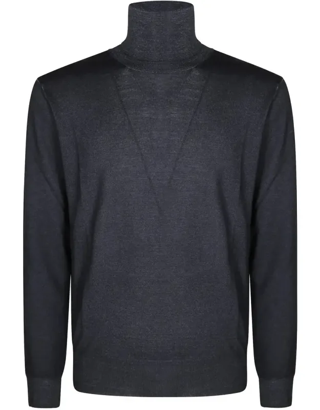 Finely Knit Merino Turtleneck Sweater